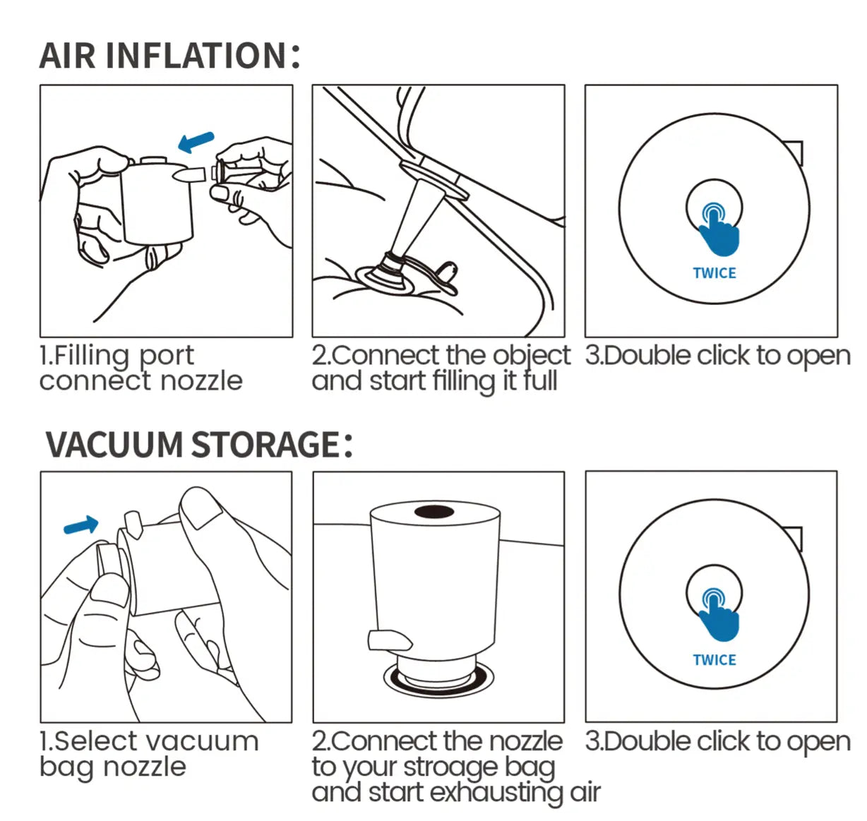 Tiny Pump avkaralounger