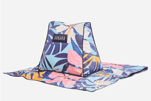 Tropical Earth Lounger and Foot Pump Bundle